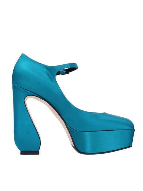 Décolleté in raso SI ROSSI | B00980MTEZ024450311BLU PETROLIO